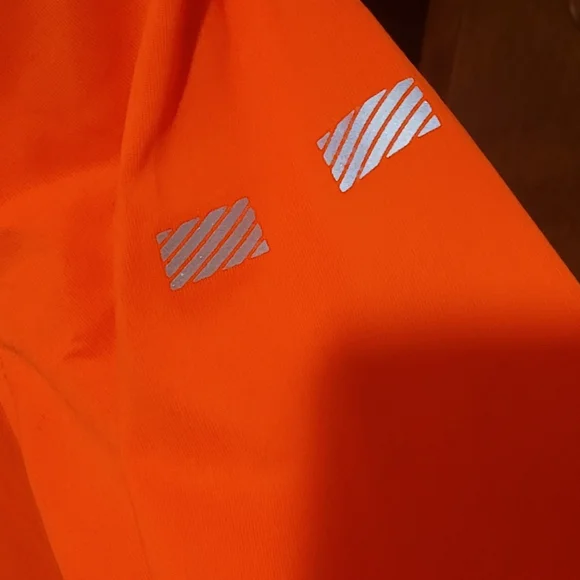 TRUEWERK T.5 Werk Men's UV Breathable Sun Long Sleeve Hoodie Orange Size Small - Picture 4 of 6